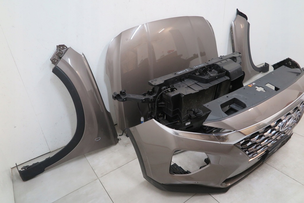 фото №6, Hyundai santa fe iv перед капот бампер лампы крыло радиатор