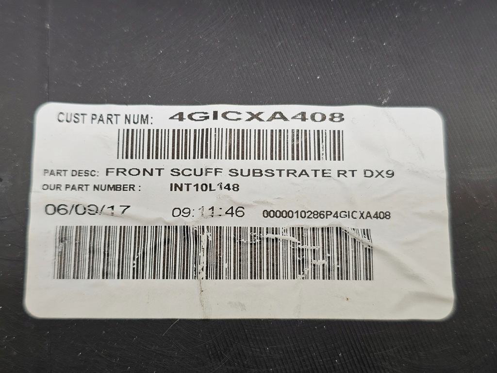 фото №12, Jeep compass 17- молдинг порог правый перед 6nv34dx9aa usa