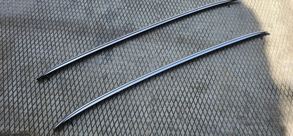 Купить Audi q5 рейлинги кровельные комплект оригинал хром 09 r