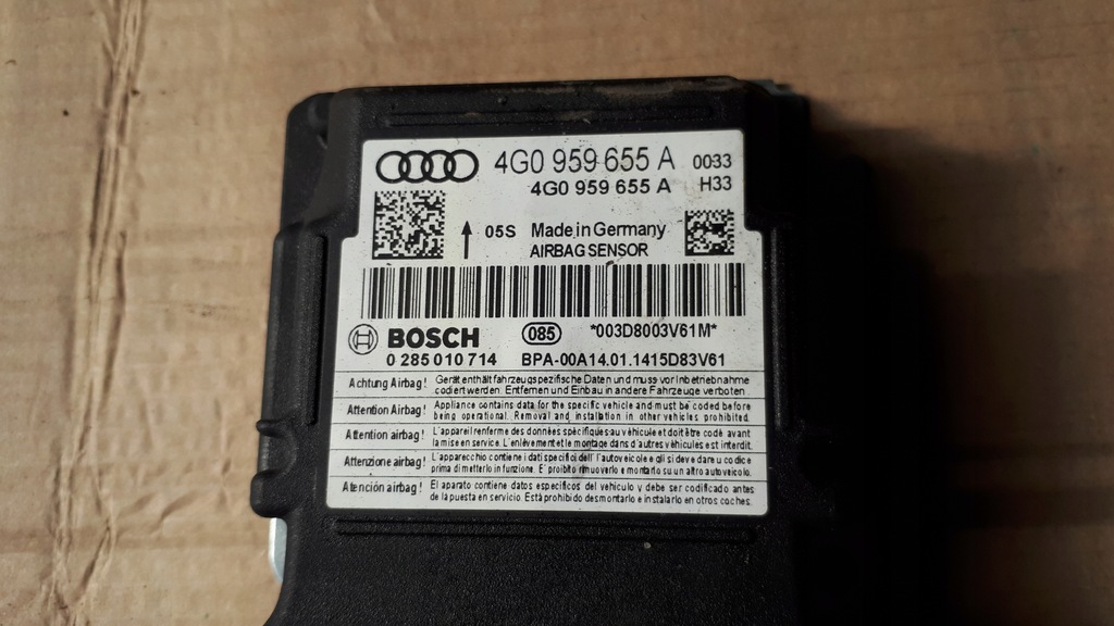 фото №7, S7 4g a7 модуль датчик подушка безопасности 4g0959655a a6 c7 s6