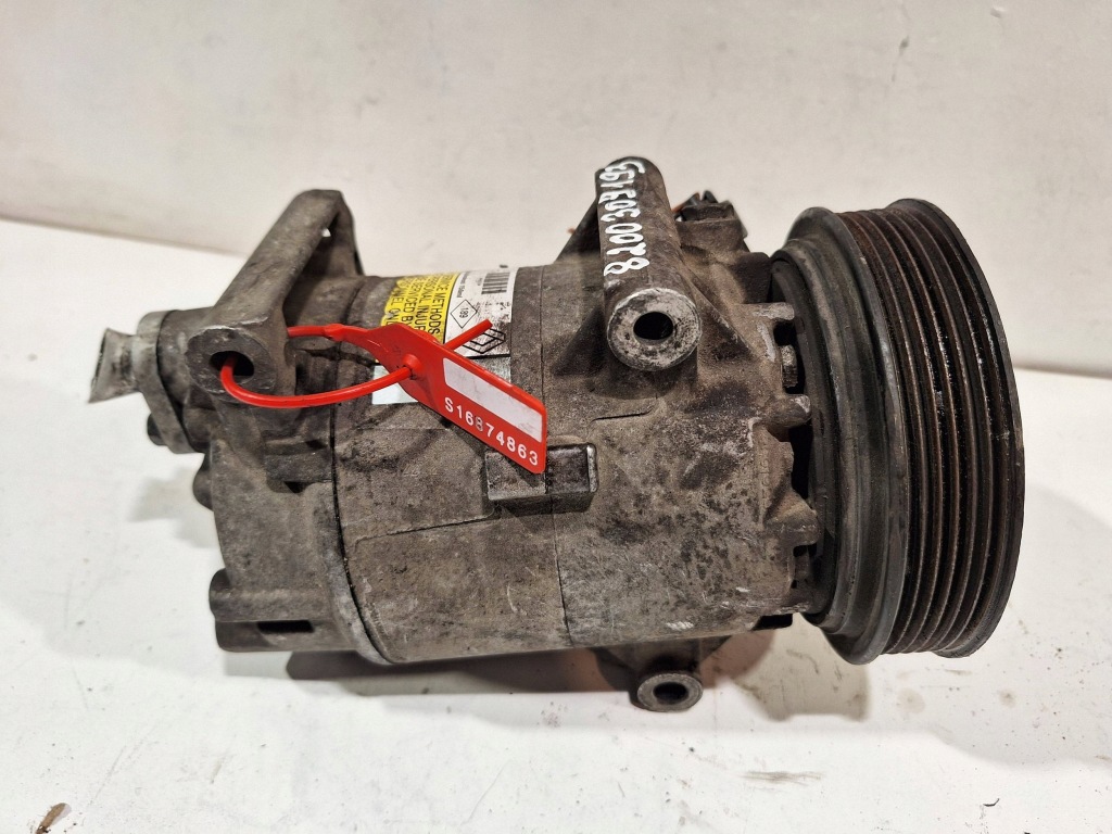 фото №3, Компрессор кондиционера 8200309193 renault megane ii scenic ii 1.6 16v 03-