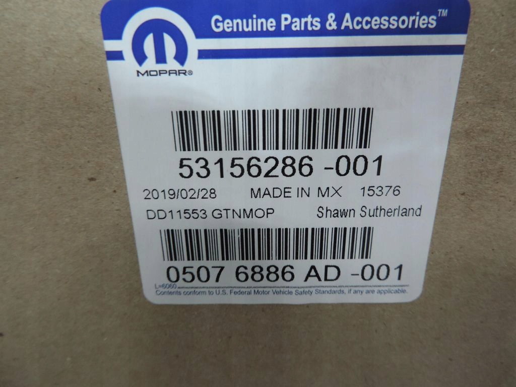 фото №7, Скло двері перед ліва dodge journey 53156286-001 05076886ad nowa