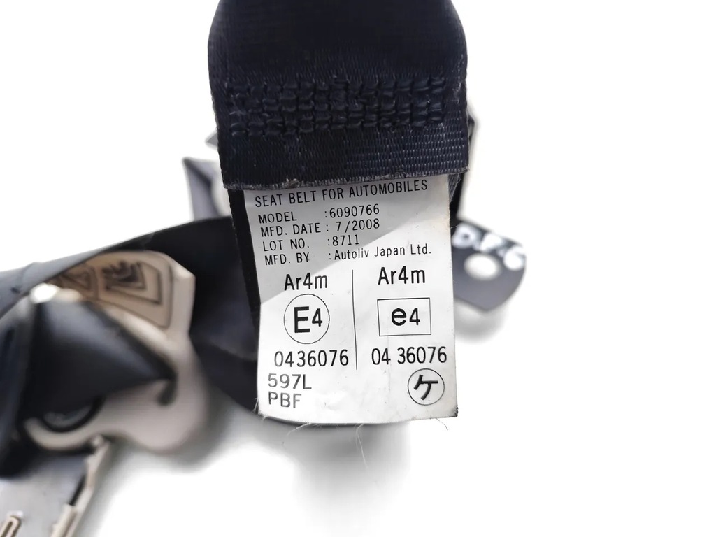 фото №7, Honda fr-v pas безпеки сидіння заднього задня prawidłowy 2009 mpv 4/5dr