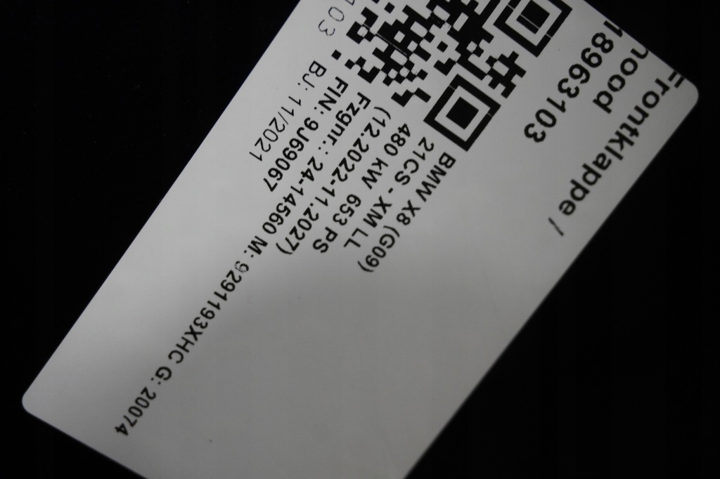 фото №6, Капот bmw xm x8 g09 416 оригінал