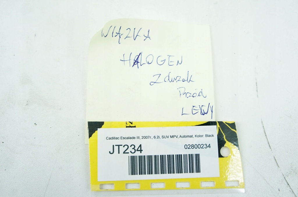 фото №6, Jt233 cadillac escalade iii противотуманная фара левый перед