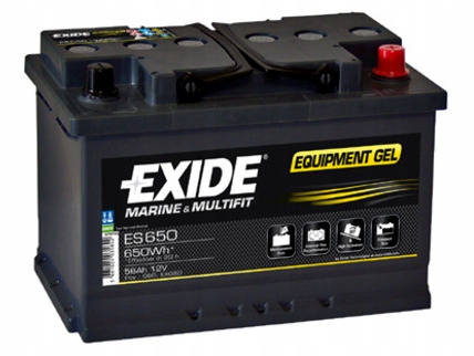 фото №1, Акумулятор exide es 650 12v 56ah 650wh 410a