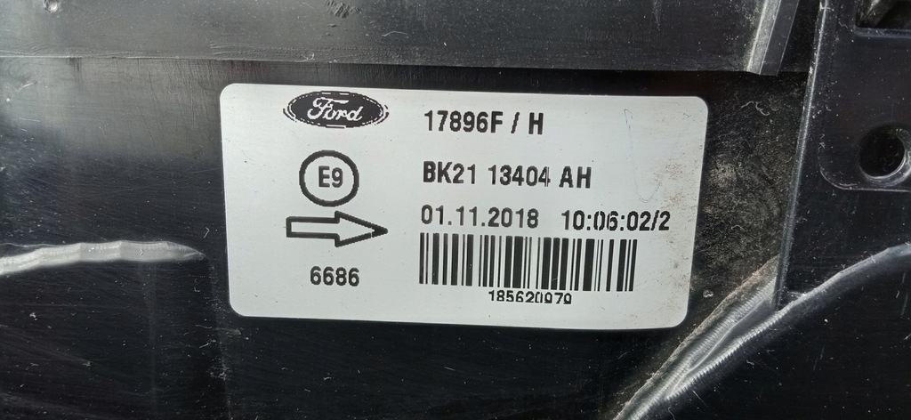 фото №14, Ford transit custom 13- лампа правая задняя правый задняя bk21-13404-ah