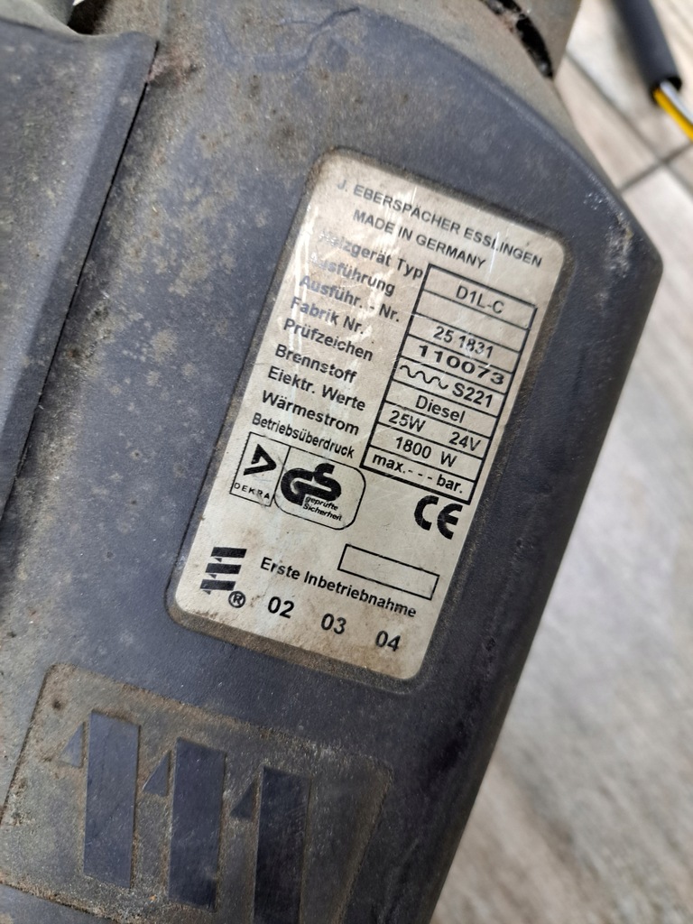 фото №7, Webasto dewasto eberspacher d1l-c 24v повний