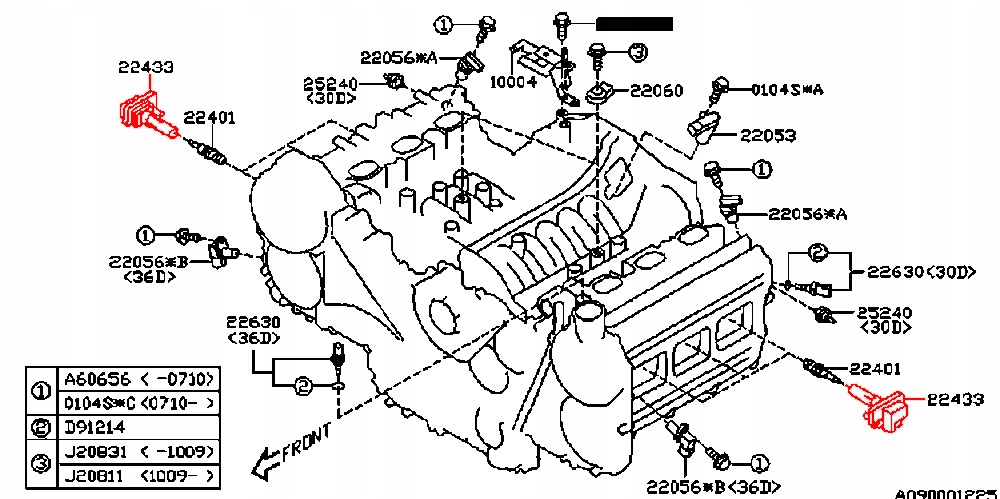 фото №12, Катушка зажигания subaru legacy outback tribeca h6 3.6