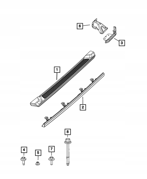 фото №5, Пороги боковой металлический rubicon jeep gladiator jt