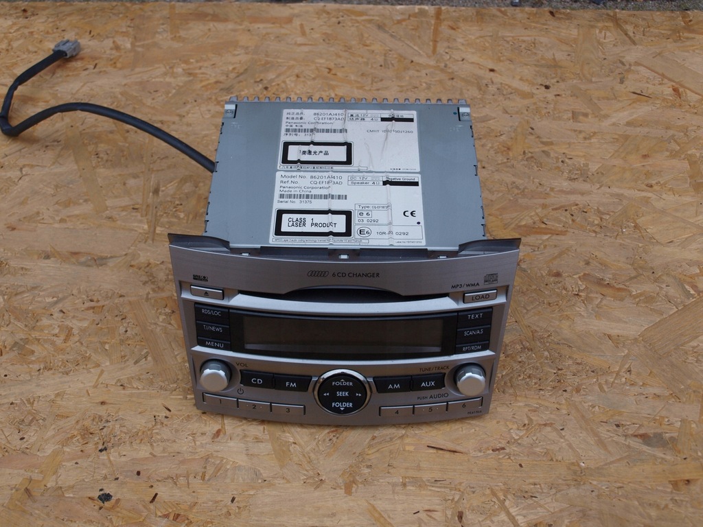 фото №1, Subaru legacy v 09-13 радио cd europa