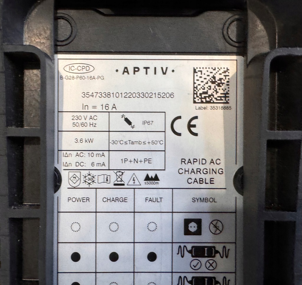 фото №5, Opel электрик гибрид усиленная оригинальная зарядное устройство сетевая 16a