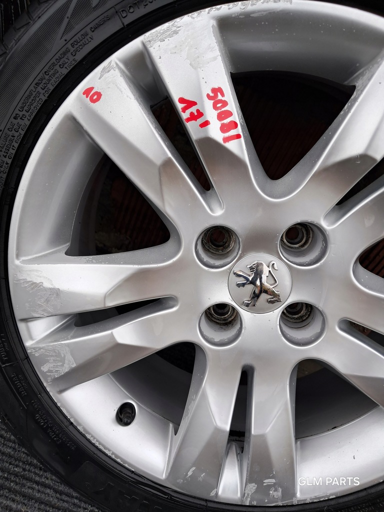 фото №16, Peugeot 5008 диски aluminiowe 17" 4x108 et29 7j 9685737280 lato 215/50r17