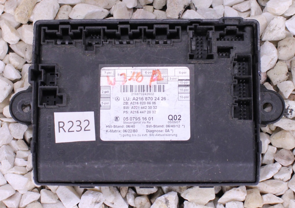 фото №1, Mercedes w216 модуль блок керування двері a2168702426