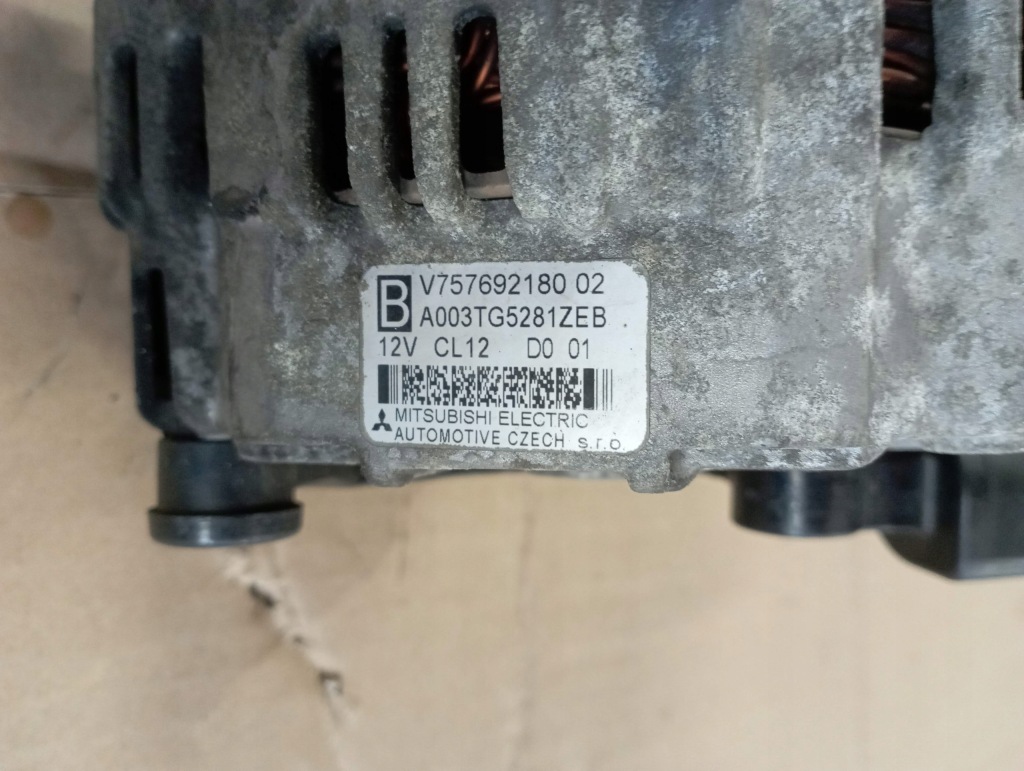 Mini cooper r56 1.6 b генератор v757692180 Оригинал