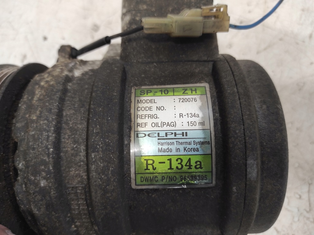 фото №6, Chevrolet aveo 1 i t200 03- 1.2 компресор кондиціонера 96539395