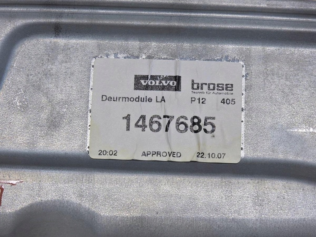 фото №6, Механизм подъемник стекло левый задняя volvo v50 lift