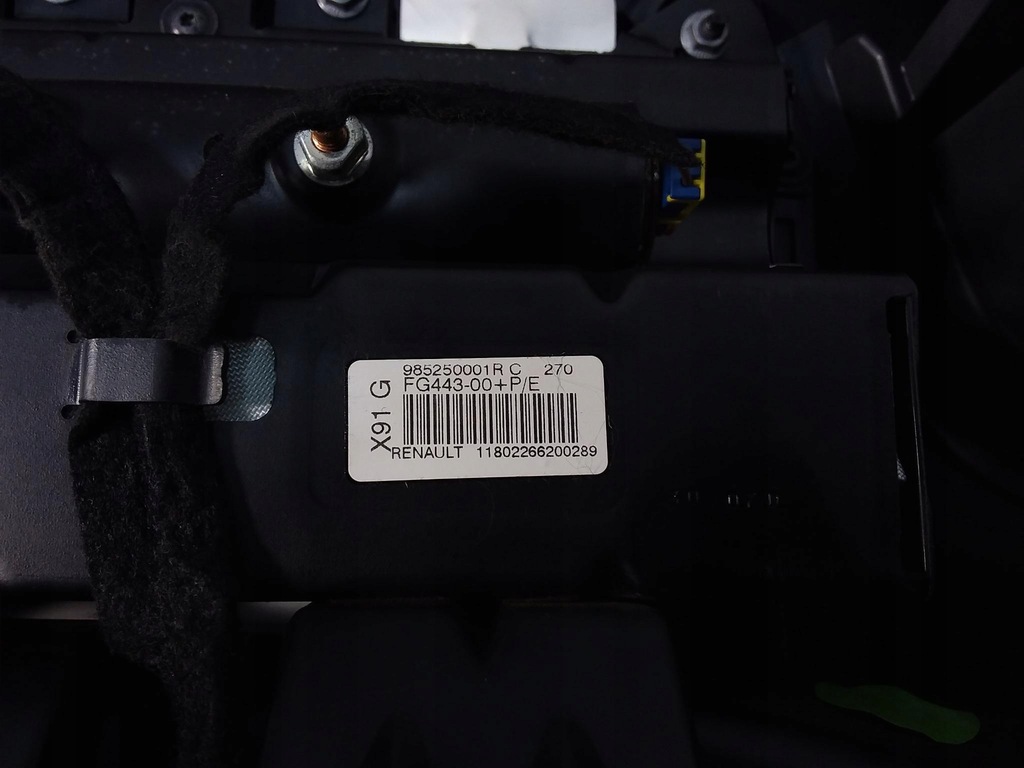 фото №6, Laguna iii панель приладів консоль подушки безпеки комплект europa