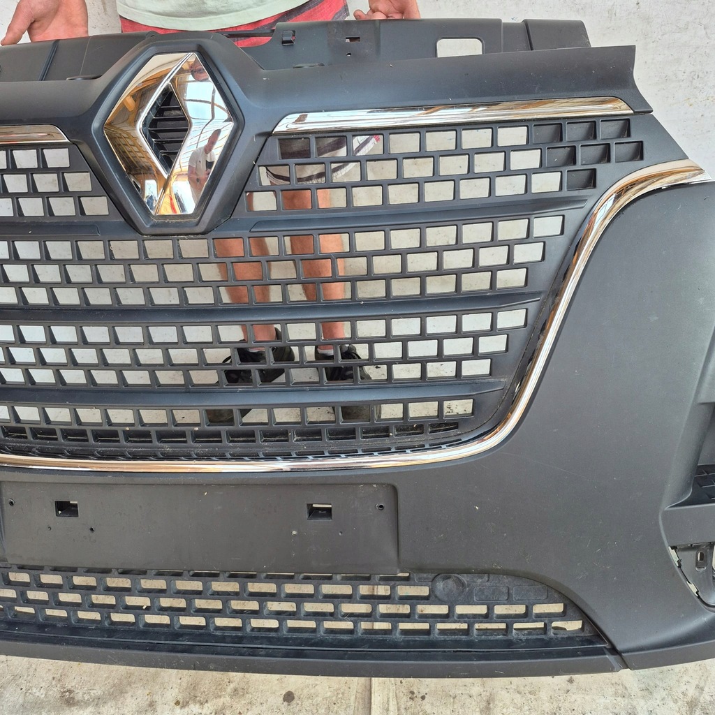 фото №10, Renault master iii lift iv 19- бампер перед передній решітка радіатора 620228205r