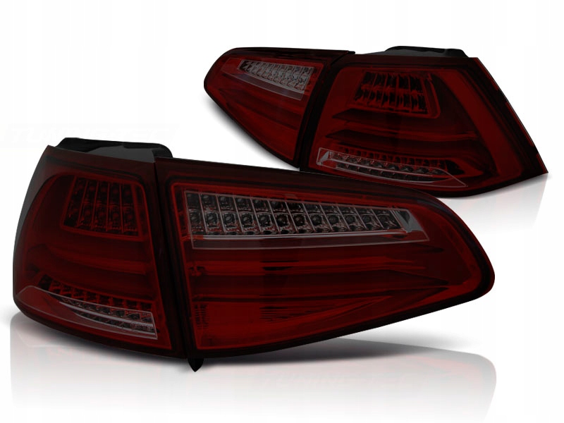 фото №1, Лампы светодиодный vw golf vii 7 13- red-smoke led bar