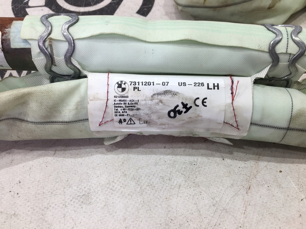 фото №6, Bmw 3 f30 f31 f34 подушка безпеки дахова шторка безпеки lh / rh