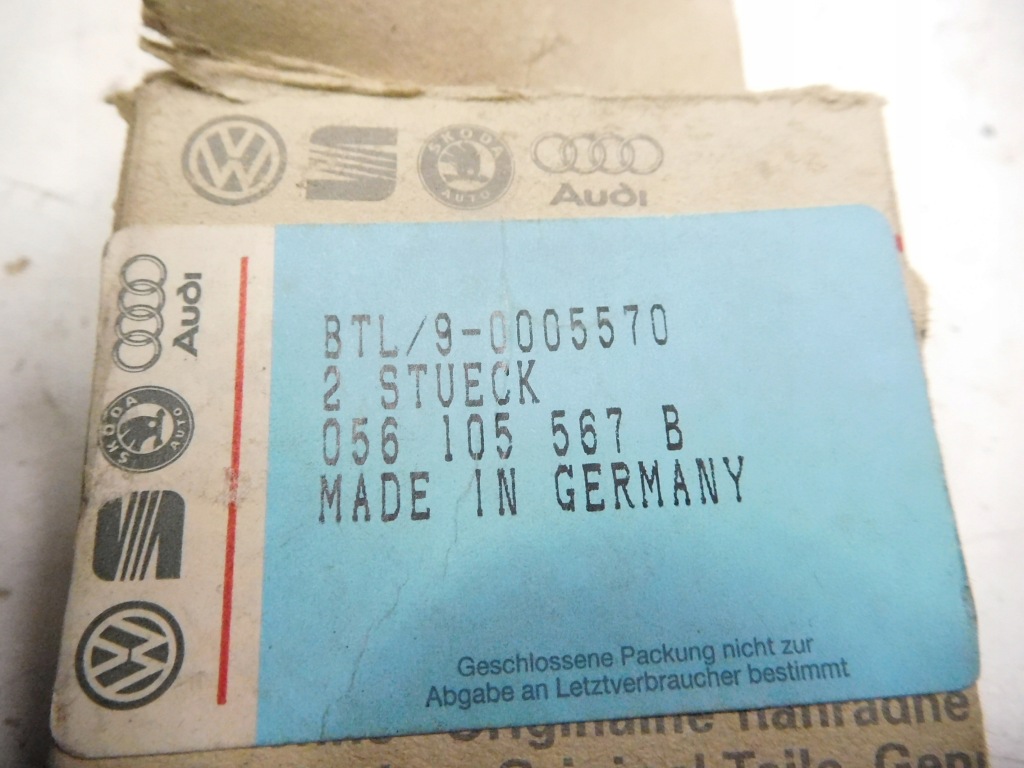 Вкладыш вала коленчатого audi 80 оригинальный номер 056105567b Недорого