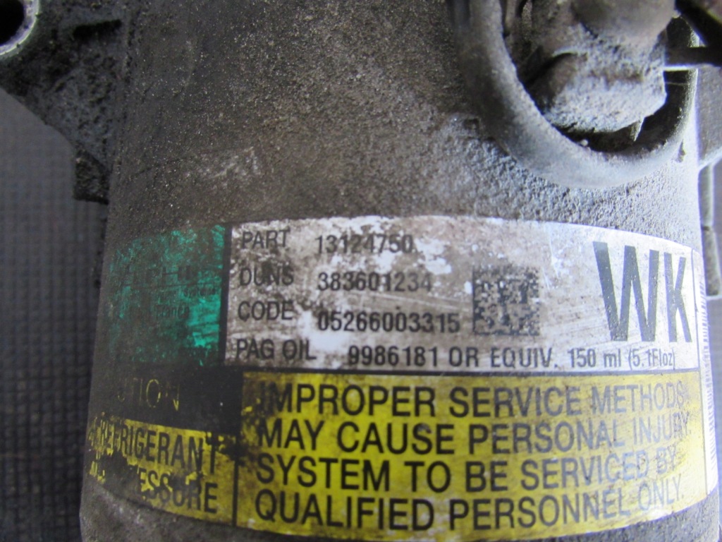 фото №9, Компресор кондиціонера opel zafira b 05-08r 1.6b 13124750