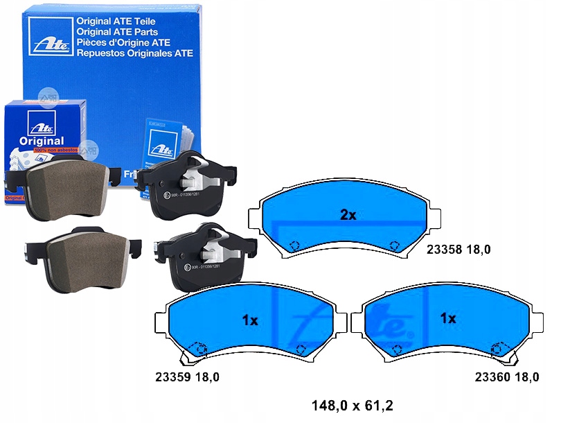 фото №1, Гальмівні колодки гальмівні chevrolet impala trans sport opel