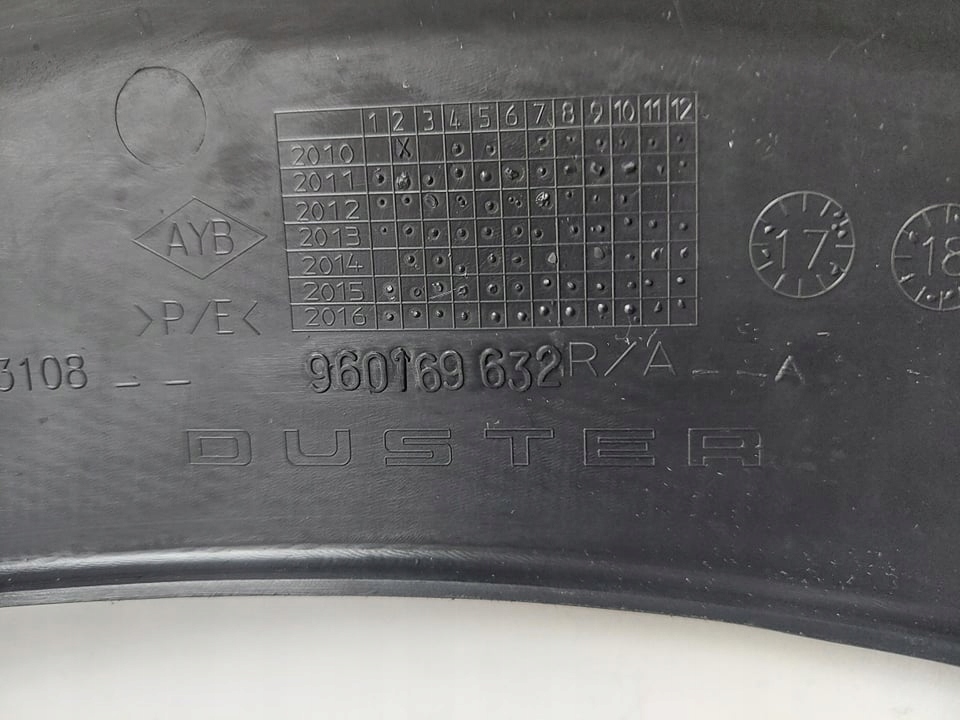 фото №6, Dacia duster молдинг крыла правая перед nowa оригинальный номер