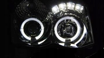 фото №2, Лампы jeep grand cherokee iii wk 08-10r кольца led black