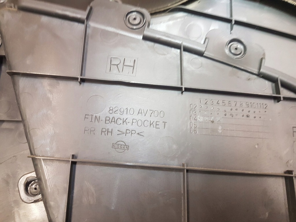 фото №3, Обшивка обивка дверь перед задняя kpl primera p12