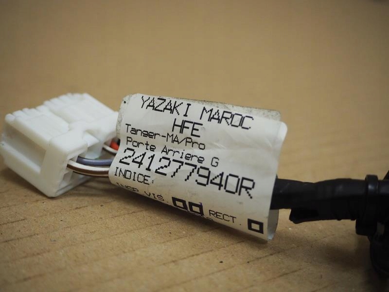 фото №3, Электропроводка дверь левый задняя renault kadjar