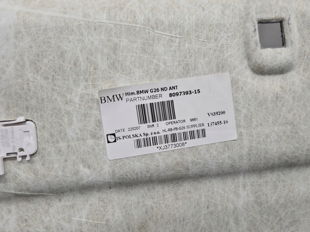 фото №6, Bmw 4 g26 потолок m-pakiet czarna комплект