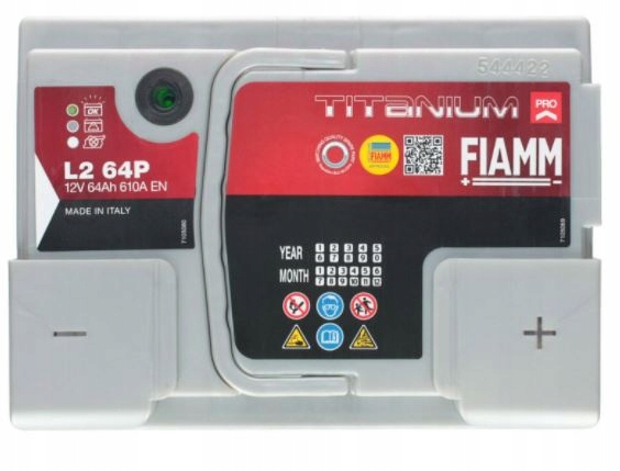 фото №6, Аккумулятор fiamm titanium pro 12v 64 ah p+ 610a l2 64p