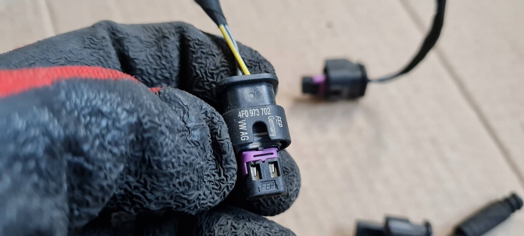 фото №8, A6 c8 4k штекер колодка соединитель 4f0973702 a4 b9 a5 8w vw audi a7 4k