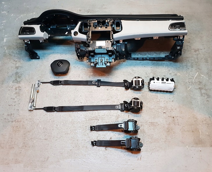 фото №1, Renault talisman панель приладів консоль подушка безпеки подушки безпеки ремені head