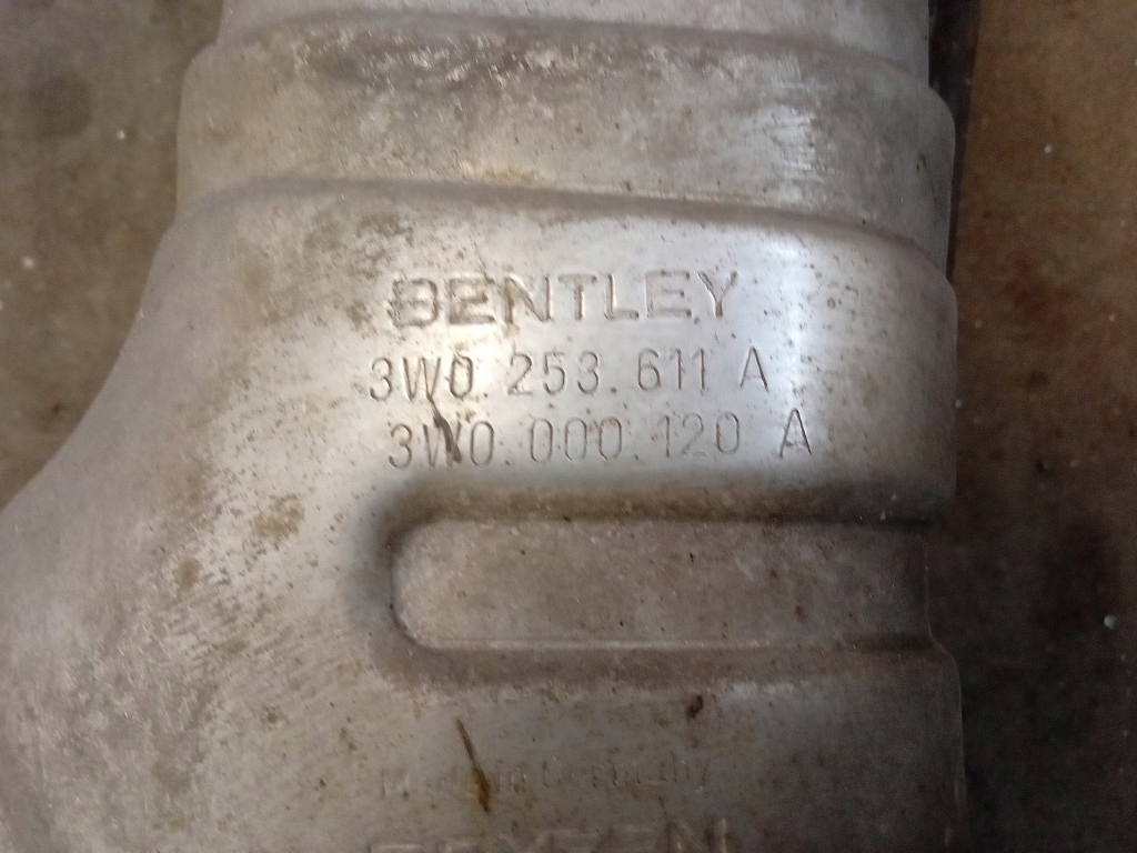 фото №7, Bentley continental gt i 6.0 w12 гасник вихлоп kompletny 3w0253611a