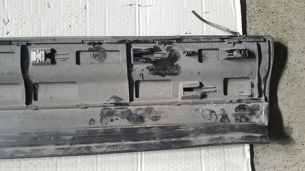 фото №12, Молдинг дверь левый перед porsche cayenne 7p5837787q