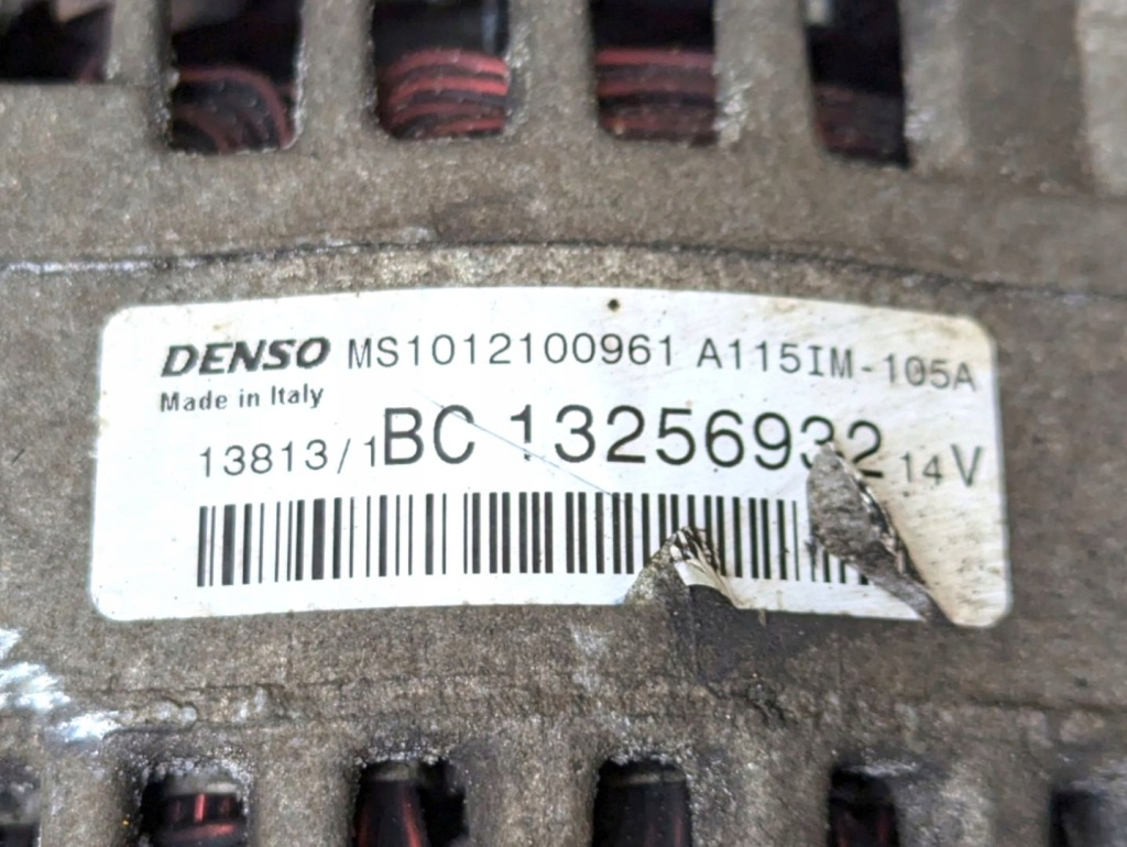 Генератор opel corsa d facelift 2013 13256932 Недорого