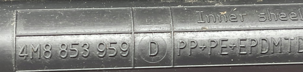 фото №14, K93 audi q8 4m8 молдинг двері лівий перед 4m8853959d