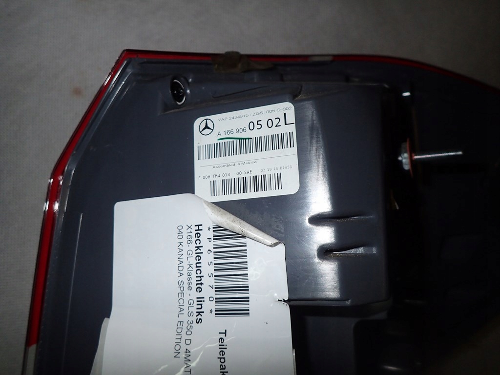 фото №11, Dw mercedes gls x166 бампер крышка багажника лампы задняя