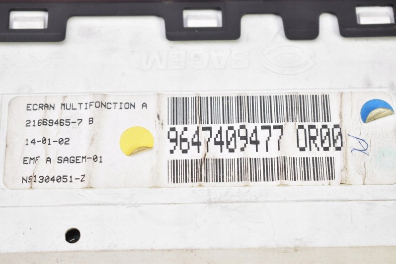 фото №7, Дисплей 9647409477 citroen c3 1 i 02-10