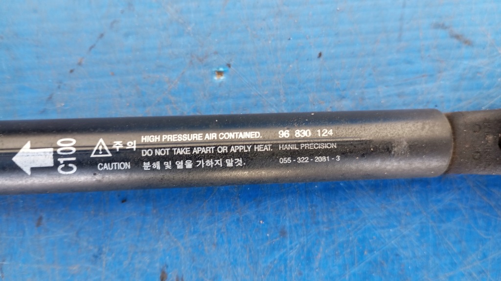 фото №16, 96830124 2 штуки амортизаторы капот крышки левый правый chevrolet captiva 2006-