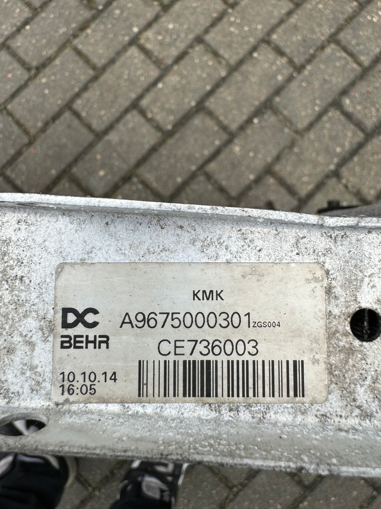 фото №5, Радіатор wody рідина mercedes atego iii e6 a9675000301