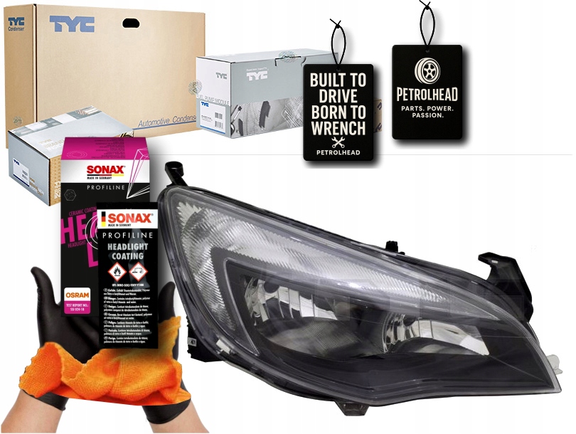 фото №1, Фара l opel astra j 09.12-06.15 tyc #petrolhead pro+ kit8