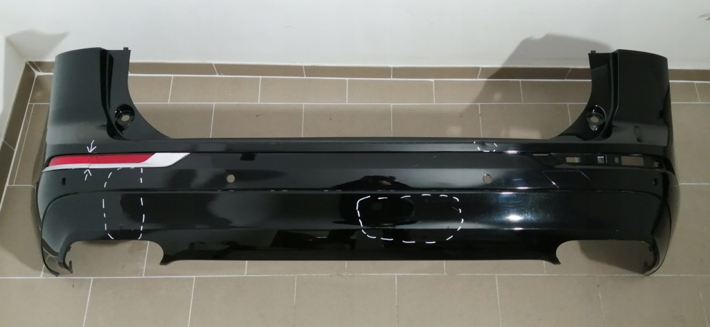 фото №1, Бампер задняя задний volvo xc60 ii 17-