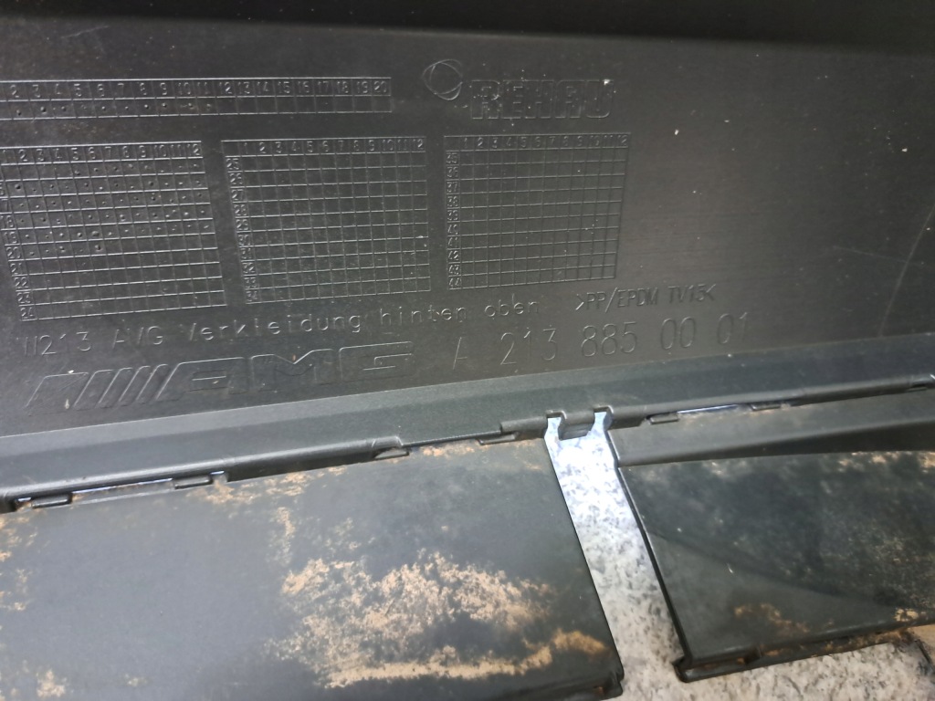 Mercedes e-klasa w213 amg рестайлінг  sedan бампер задній задній a2138850001 Недорого