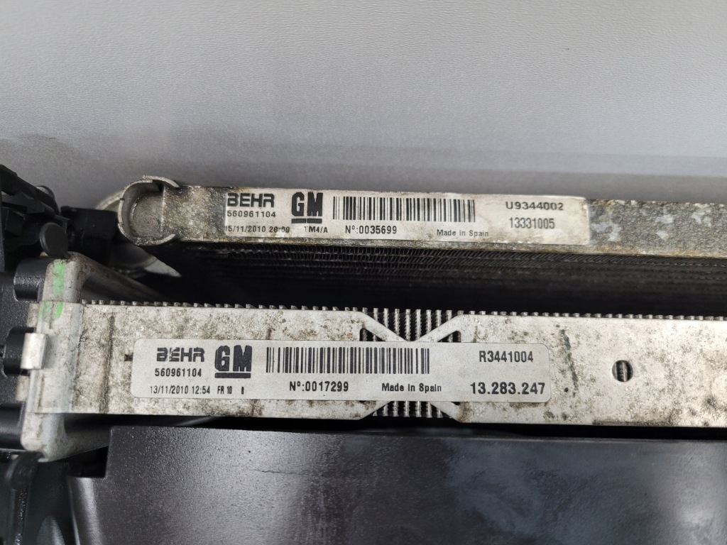 Радиатор вентилятор opel meriva b 1.4t 13283251 Киев