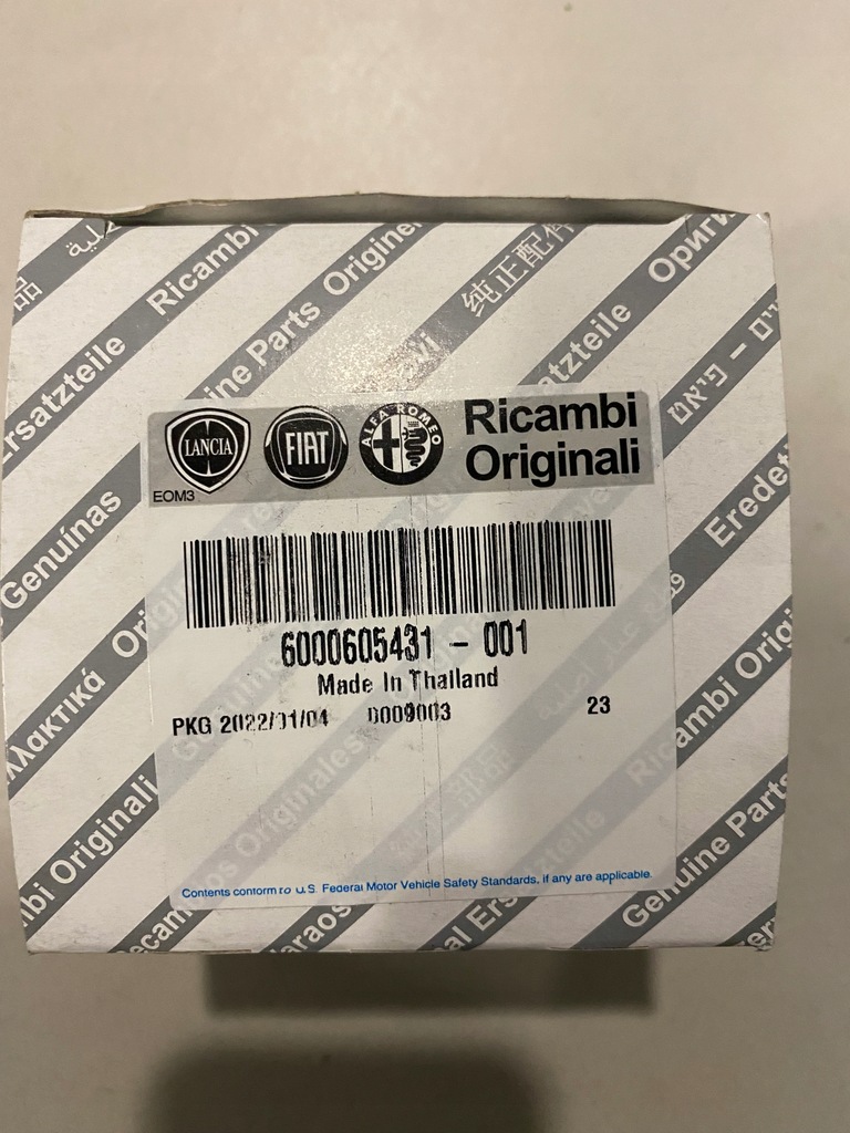 фото №1, 6000605431 фильтр топлива fiat fullback оригинальный номер