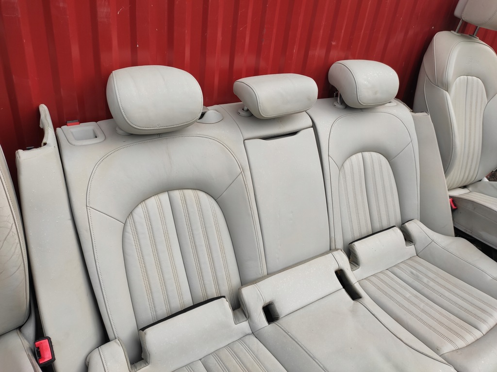 фото №8, Audi a7 4g салон сидіння сидіння s-line заднє сидіння обшивки комплект світла шкіра